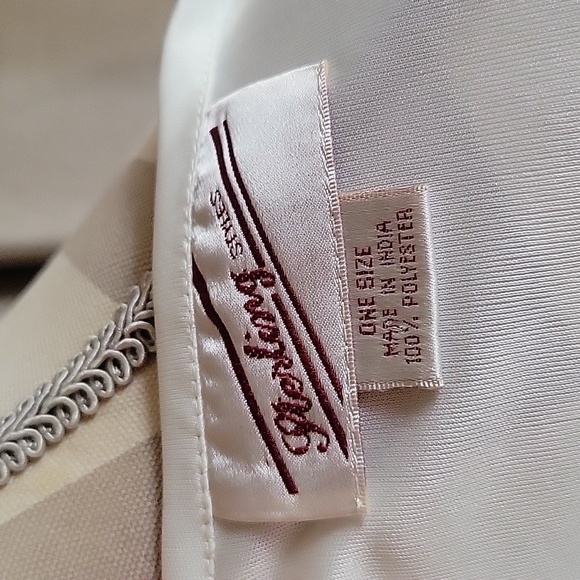 Sterling Styles Vintage slip dress White Tank style made in India one size - Picture 6 of 6